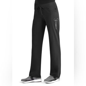 Infinity By Cherokee Straight Leg Drawstring Cargo Scrub Pants | SP